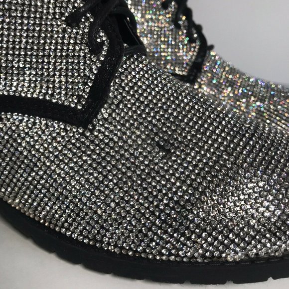 Rhinestone ankle boots shoes Size 6 - Picture 6 of 6